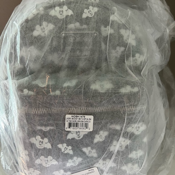 Glow in the dark Loungefly Mickey Mouse Bats